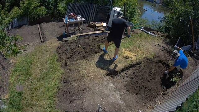 We are starting to work! Digging ground, removing grass. What's next!? Day 0. Dacha diary. смотреть онлайн