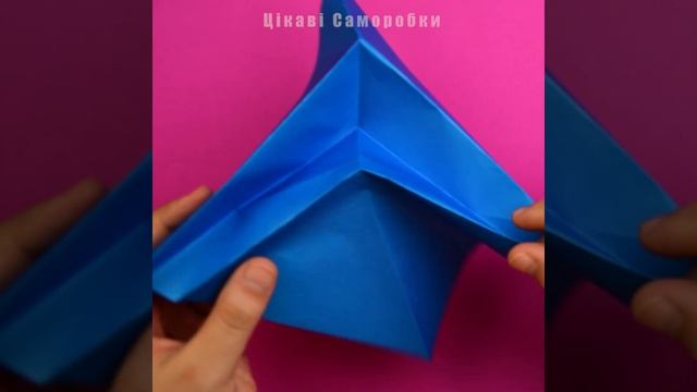 Як зробити яхту-вітрильну (кораблик) з паперу. [Орігамі легке і просте]