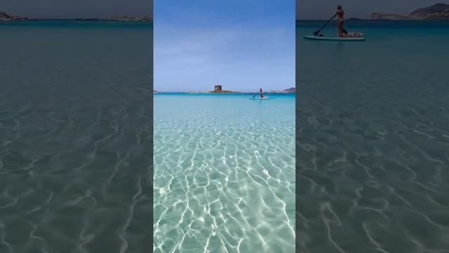 La Pelosa Beach In Sardinia, Italy