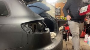 Audi A3 8P Sportback - wymiana tylnej lampy / rear lamp replacement