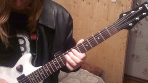 Игра на электрогитаре. Простой Дэт метал. easy death metal on guitar
