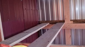 Полки в сарай своими руками за 7000р.