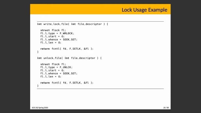 ECE 252 Lecture 24: Concurrency in File Systems смотреть онлайн