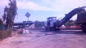 фрезерование асфальта  глубиной 7см