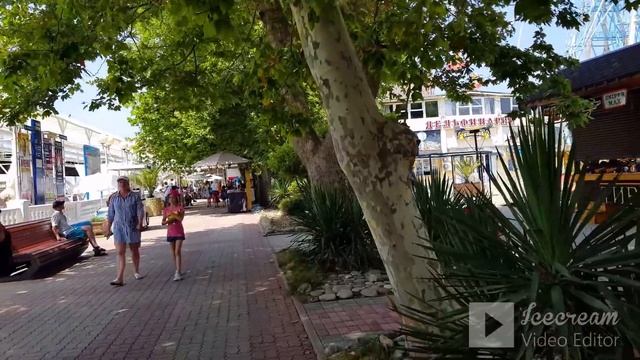 ?ЛАЗАРЕВСКОЕ СОЧИ.07.07.20. Обзор центрального пляжа! Все круто! смотреть онлайн