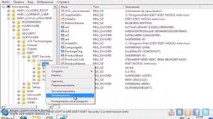 Как удалить пароль в NOD32