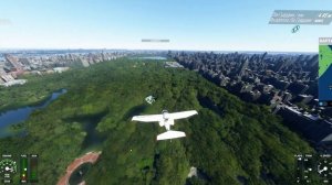 Microsoft Flight Simulator Нью-Йорк: статуя свободы, башни-близнецы