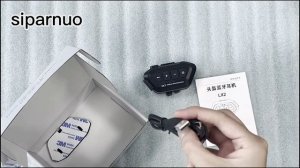 Bluetooth-гарнитура для мотоциклетного шлема, водонепроницаемая, с микрофоном.