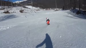 Роза Хутор Мужской олимпийский спуск  (черная трасса)