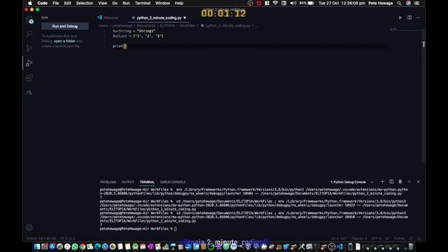 Elitopia - The Len Function - 2 minute coding ep16