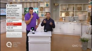 Securifi Almond Touchscreen Wireless Router 2015  on QVC  With Host David Venable