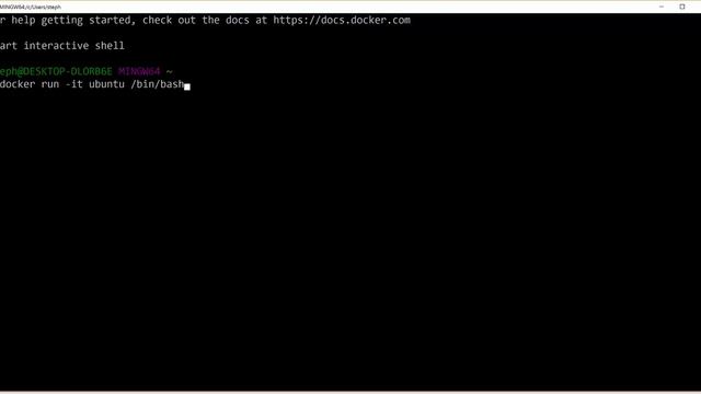 Running a basic docker container смотреть онлайн