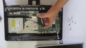 CAMBIAR MEMORIA RAM UPGRADE, DESARMAR PC EMACHINE EZ1601