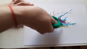 Просто идея. Краски и детская клизма.