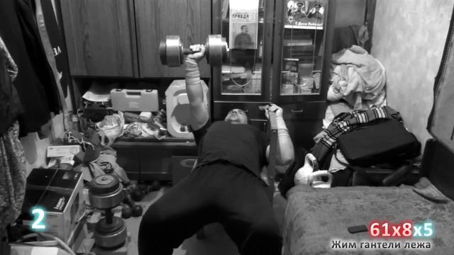 18.11.2017 СТ. Жим гантели лежа 61х8х5 смотреть онлайн
