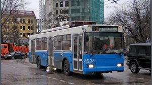 Память о маршрутах троллейбуса 18 и 42 Москва