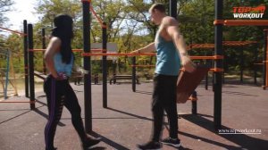 TopWorkout Start. Австралийские отжимания узким хватом