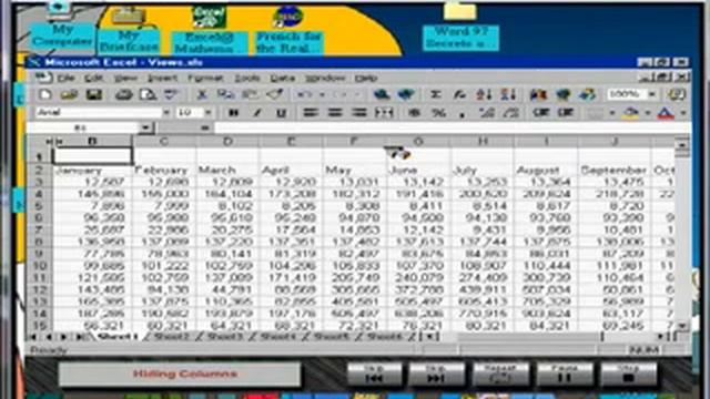 Viagrafix: Teach Yourself Microsoft Excel 97 Intermediate - Chapter 1 смотреть онлайн