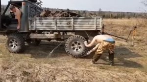 Как правильно заводить УАЗик