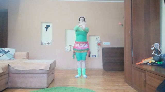 Танцуем дома. Belly Dance. Урок 8. Часть 1. смотреть онлайн