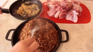 Невероятно БЫСТРАЯ КУРИЦА с гречкой в духовке!