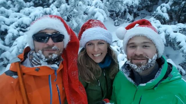 Новогоднее поздравление прямо с гор смотреть онлайн