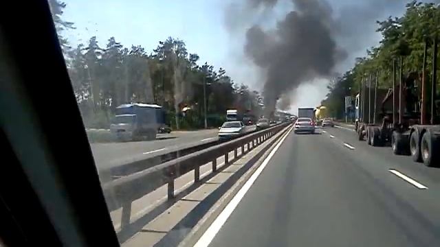 Горит фура (Горьковское шоссе) смотреть онлайн