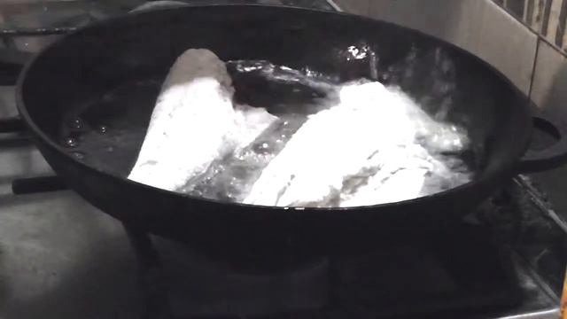 Жареное филе красного окуня
