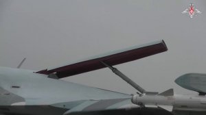 Воздушное патрулирование истребителей Су-27