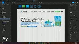 Design a Medical Clinic Website in Figma Easy Step By Step II Design in Figma Tutorial