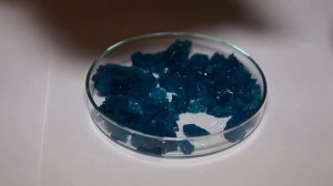 Как вырастить зеленый монокристалл из соли?