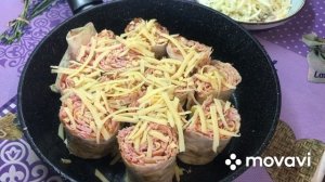 Пицца - рулет/так пиццу вы ещё не готовили/просто,быстро,очень вкусно