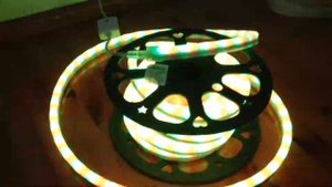 Гибкий неон 220В мульти цвет, Neon flexible RGB 220V