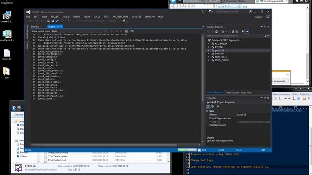 How to build PCRE for Windows смотреть онлайн