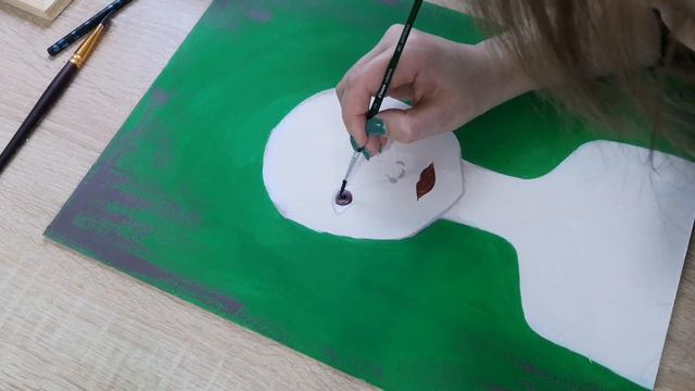 Картина с цветами легко и просто. смотреть онлайн