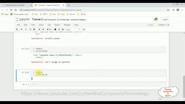 Python Free Course Online Data types, Objects Using Jupyter 6.0