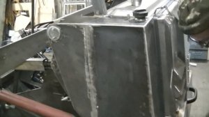 Самодельный мини погрузчик. Побежал быстее!)