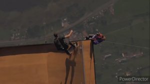 Уникальное видео скейтбординга в небе