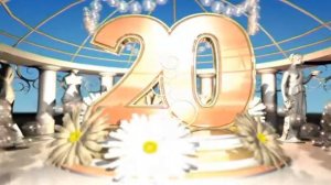 Футаж Юбилей 20 лет