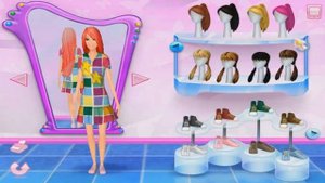 Прохождение| Барби показ мод 2 - дух школы часть 1