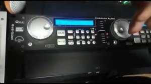 Видео обзор Сдвоенный CD-проигрыватель American Audio MCD-510