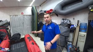 Ремонт большого пореза на лодке ПВХ