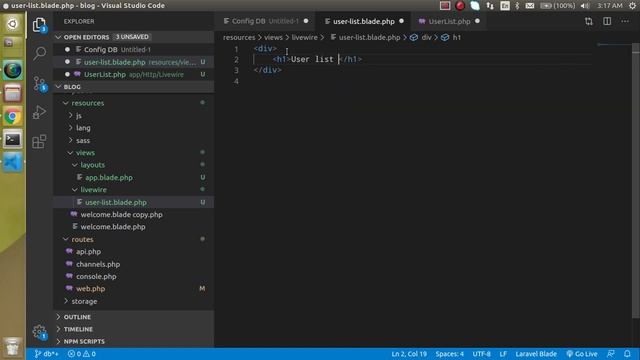 Laravel livewire tutorial #12 fetch list from database