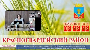 Межведомственное совещание по проблемным вопросам Красногвардейского района