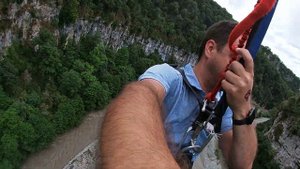 Прыжок с 207 метров в Скай-Парке (Селфи вид)