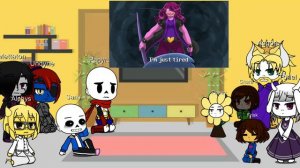 Undertale Reacts To Deltarune The (Not) Musical | Vs Susie | Part 5 | GCRV |