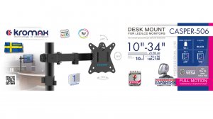 Настольный кронштейн для мониторов KROMAX CASPER-506 BLACK