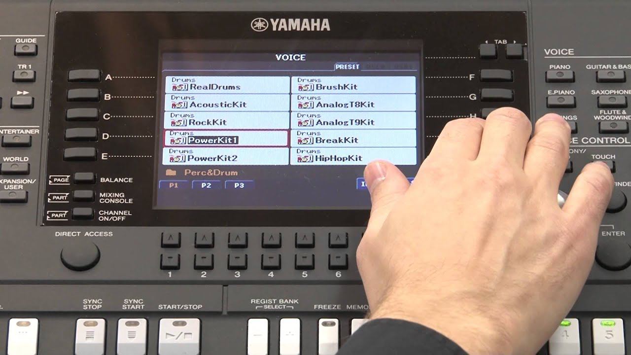 Yamaha PSR-S950: Поэтапная работа над созданием стиля