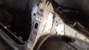 Лонжерон передний правый, порог со средней и передней стойками Nissan Teana J32