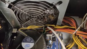 Медленное вращение вентилятора на блоке питания